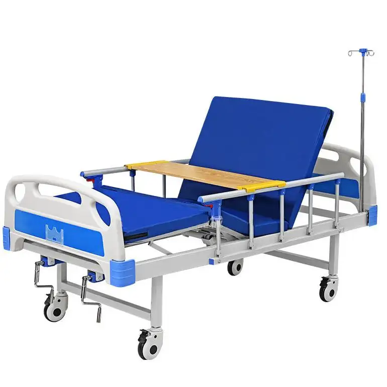 3 função camas cirúrgicas médicas enfermaria móveis manual cama hospitalar para venda
