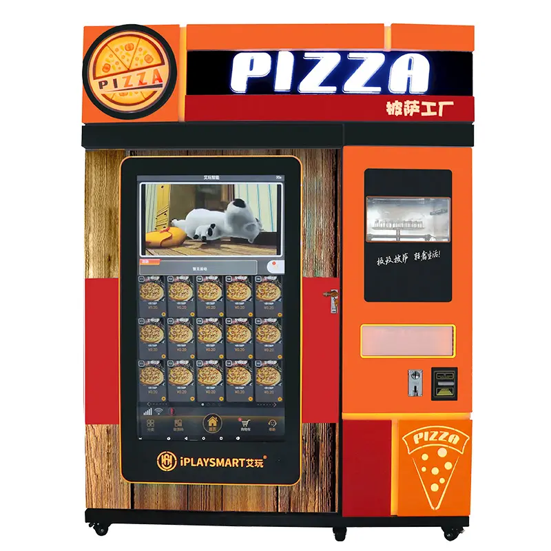 Mini máquina expendedora de pizza, máquina dispensadora de pizza italiana automática para Europa