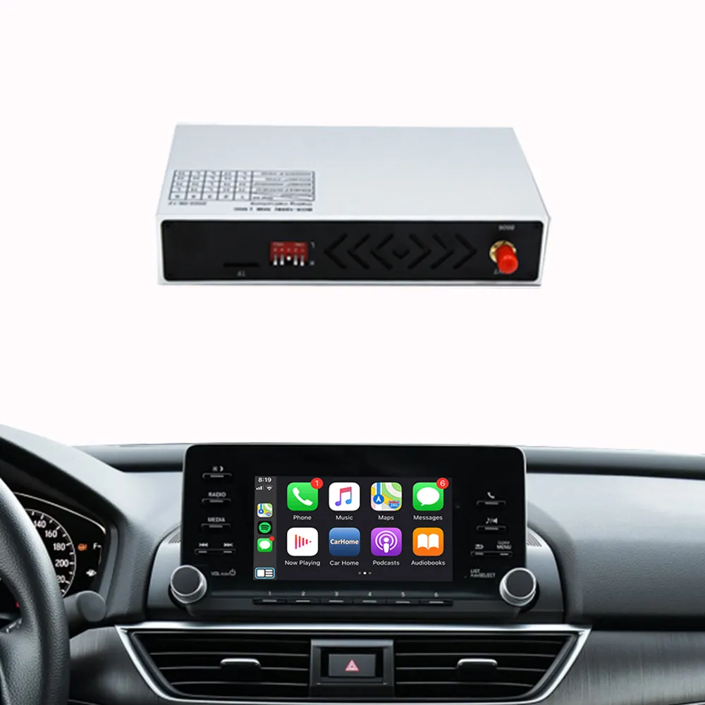 होंडा के लिए वायरलेस एप्पल Carplay/एकॉर्ड 10th पीढ़ी 2018 एंड्रॉयड ऑटो कार मल्टीमीडिया खेलने ऐ बॉक्स वीडियो रियर कैमरा रेडियो