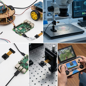 24 Bit Renkli Görüntü 30fps F2.2 Diyafram Açıklığı 1600x1200 2MP UXGA DVP Esp32 Ov2640 Kamera Modülü, ESP32 Geliştirme Kartı için - Product Image 4