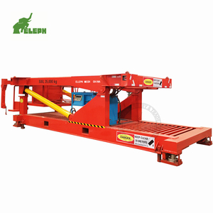 Carril doble superior 90 grados Flip 20FT contenedor basculante para carga y descarga de materiales - Product Image 4
