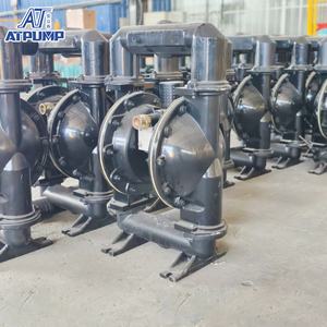 ATPUMP New Type 1.5/2/3 Inches Aluminum <strong>Pump</strong> Mud Effluent Wastewater Pneumatic Diaphragm <strong>Pump</strong>