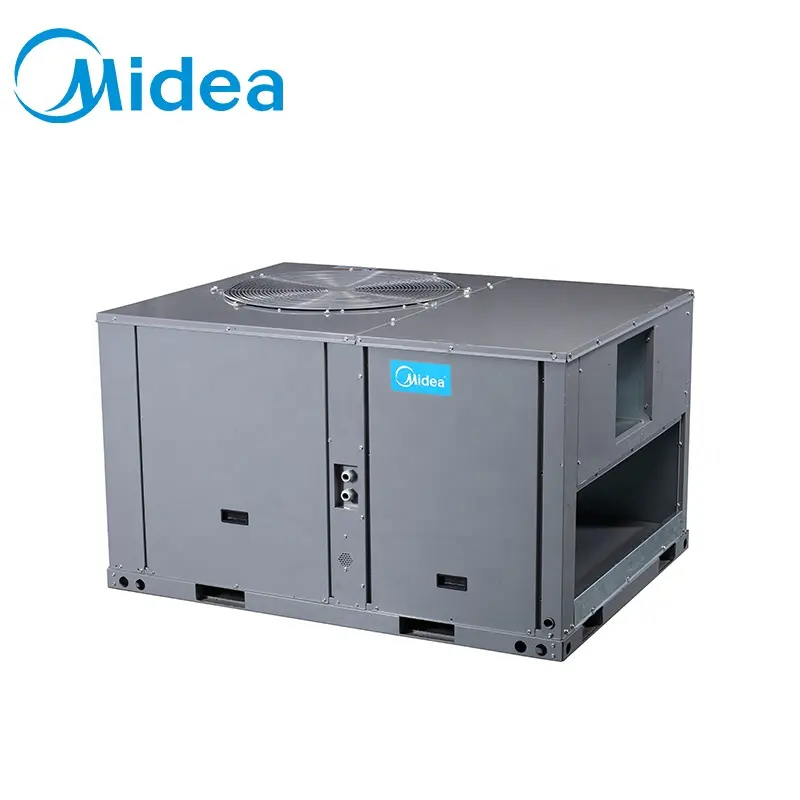 Midea 7.5RT fornitore della cina aria condizionata centralizzata 50hz 10rt unità di raffreddamento del dispositivo di raffreddamento del tetto montata sul tetto