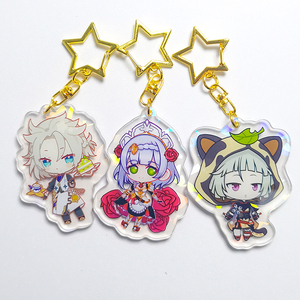 Móc Khóa Acrylic Hoạt Hình Trong Suốt Quyến Rũ In Hai Mặt Tùy Chỉnh Để Khuyến Mãi Quà Tặng - Product Image 4