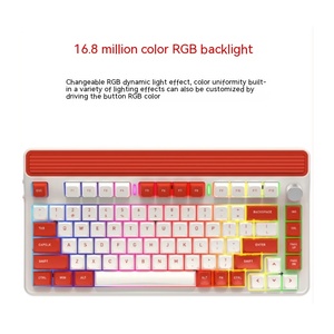 SUBOR X75复古紧凑型75% 键盘，内置储物格三模RGB机械键盘 - Product Image 2