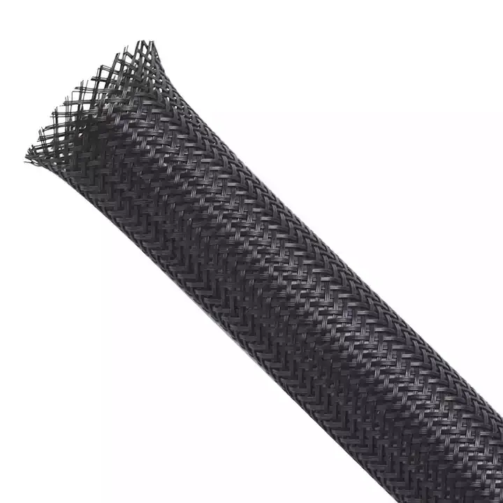 Funda de nailon Flexible de alta resistencia a la abrasión, manga expansible trenzada de fabricante
