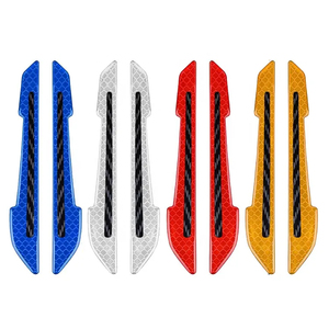 Xe gương chiếu hậu phản chiếu sticker tự động an toàn cảnh báo phản chiếu Sticker bên ngoài trang trí Băng - Product Image 1