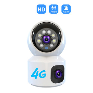 電話APP V380 Pro HDスマートホームネットワーク4G SIM LTEカードメモリデュアルレンズ3MPタイプCセルラーセキュリティ屋内パンチルトカメラ - Product Image 2