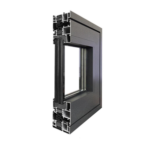 Higher Cost Performance Modern House <strong>Window</strong> Design System <strong>Window</strong> 82 Frame <strong>Sash</strong> Flush Series Broken Bridge Aluminum - Product Image 1