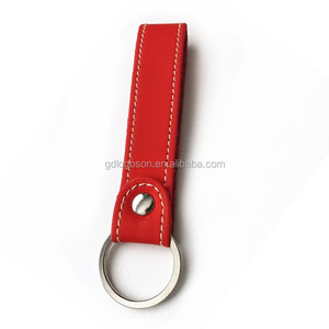 ขายส่ง Handmade ของที่ระลึกส่วนบุคคลที่กำหนดเองหนัง Valet Keychain พวงกุญแจห่วงเข็มขัดคลิป - Product Image 3