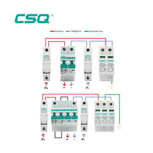 Nuevo tipo PV sistema Solar 2 P 2 polos DC MCB 63A DC interruptor en miniatura de aplicación Solar L7 PV-63 800VD pv disyuntor - Product Image 2