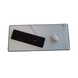 Sublimación de fibra Superfina en blanco y negro extendido Simple personalizar computadora gran alfombrilla de ratón para juegos para teclado - Product Image 1