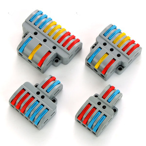 New Item <strong>Push</strong> in Quick Splice <strong>Spring</strong> Cable Lever 32A/450V <strong>Terminal</strong> <strong>Blocks</strong> Electrical Fast Compact Wire Connector - Product Image 5