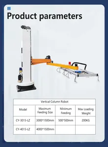 Chuangyi Small Footprint High Moving Speed <strong>Auto</strong> Self Propelled Mobile Pallet Stretch Wrap Wrapping Robot Palletizing Robot - Product Image 5