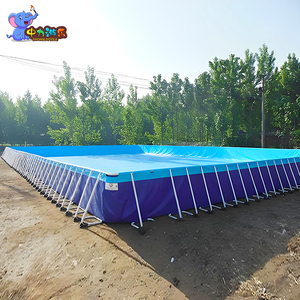 Nhà Máy Bán Buôn Kim Loại Khung Hồ Bơi Di Động Hồ Bơi Di Động Hồ Bơi Ngoài Trời Hồ Bơi - Product Image 3