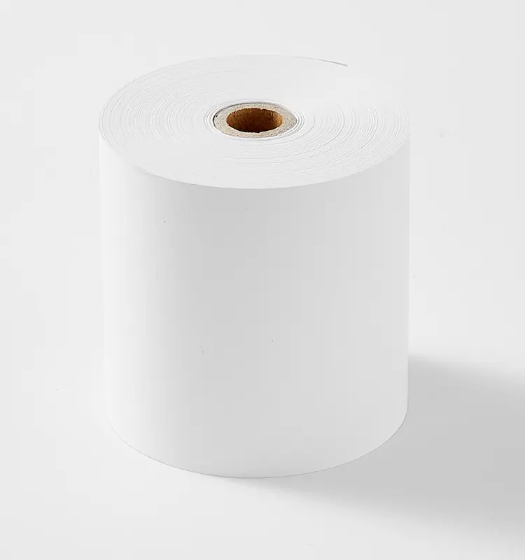 Rollos de papel térmico Jumbo, sin BPA de fábrica, ancho del fabricante de 795mm, 400mm, 55g, 60g, 70g, 75g, 80g