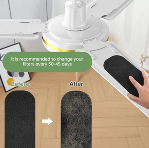 Nhà Sản Xuất Cung Cấp Trực Tiếp Sử Dụng Nhà Bộ Lọc Quạt Cho Nhà Bếp Thùng Rác Bin Và Trần Quạt Xả Với Than Hoạt Tính Chất Liệu - Product Image 4