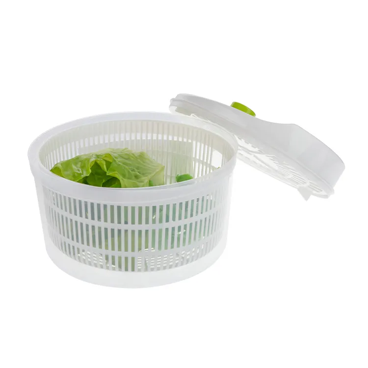 Utensilios manuales de cocina para ensalada, giratorio de plástico para verduras, frutas y ensaladas, para uso doméstico, gran oferta