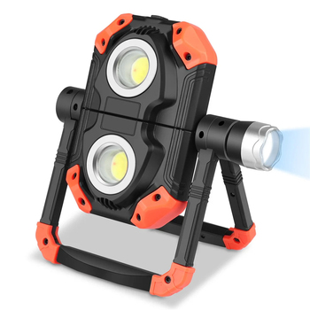 Super Bright USB Rechargeable LED Work Light Portable Waterproof Camping Emergency Rescue Floodlight Earthquake COB LED DC Power