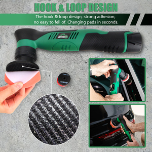 锂电池细节无绳迷你抛光机Da/Ro汽车Poilshing机套抛光工具 - Product Image 6