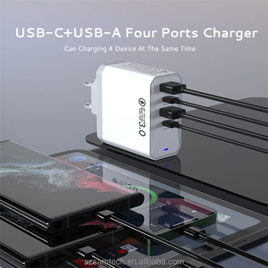 25W 2A+2C Fast Charger QC3.0 4-Port USB C Type C PD Wall Charger Smart Phone Portable Travel Fast Charger EU <strong>US</strong> UK <strong>AU</strong> <strong>Plug</strong> - Product Image 2