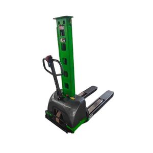 Apilador de paletas de batería de uso de carga y descarga de fábrica, apilador de carga automática completamente eléctrico de 500kg, carretilla elevadora montada en camión - Product Image 5