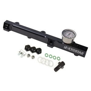 Kyostar מנוע חלקי אלומיניום דלק רכבת קיט עם מד להונדה פרלוד 92-01 H22 H23 אקורד 90-93 F22