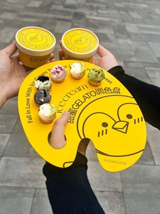 <span class=keywords><strong>Ice</strong></span> <span class=keywords><strong>Cream</strong></span> cup Palette Mini <span class=keywords><strong>Ice</strong></span> <span class=keywords><strong>Cream</strong></span> Cone giữ giấy nhỏ giọt bằng chứng khay biểu tượng tùy chỉnh - Product Image 2