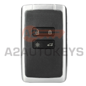 A2AUTOKEYS 4 Buttons 4A 433MHZ Smart Control Car Remote <strong>Key</strong> for Renault Megane4 Talisman Espace 5 Kadjar - Product Image 2