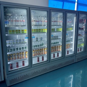 Siêu thị Máy làm lạnh 1 2 3 4 thẳng đứng cửa kính đồ uống mát tủ lạnh tủ lạnh trưng bày - Product Image 6