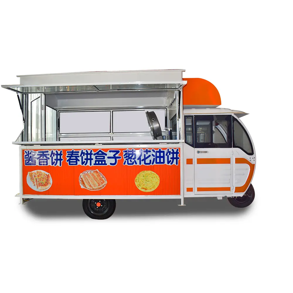 옥외 음식 트럭 이동할 수 있는 부엌 아이스크림 트럭 커피 손수레 판매를 위한 음식 밴 체catering 트레일러