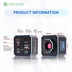 HAYEAR 8MP 4K 60 FPS 1/1.8 CMOS IMX678 sanayi c-mount kamera mikroskop ölçüm kamera dijital görüntü edinimi için - Product Image 2