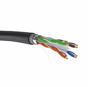 UTP/FTP Cat5e Messenger per esterni 305m isolato in PVC giacca cavo di rete CE e certificazione RoHS per reti Indoor Outdoor