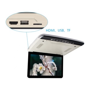 13.3&quot; Car Roof Entertainment Monitor TF <strong>USB</strong> HDMl FM 2 Way Video <strong>Input</strong> 1 Way Audio <strong>Output</strong> Support 1080P HD Screen Display - Product Image 5