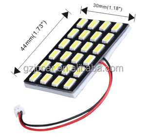แผงไฟในรถ jiachi โคมไฟอ่านหนังสือบนรถ6/9/12/15/24 LED SMD โดมไฟภายในหลังคา BA9S อะแดปเตอร์ C5W T10ฐาน - Product Image 6
