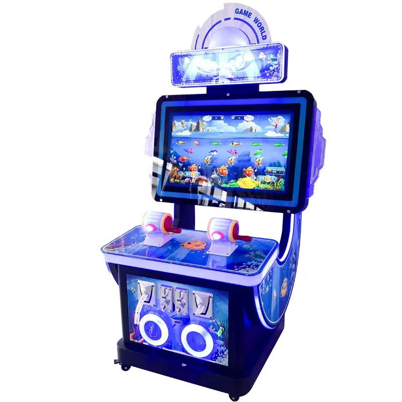 Máquina recreativa que funciona con monedas Gabinete de lotería Mesa de juego de peces portátil Máquina de juego de peces a la venta