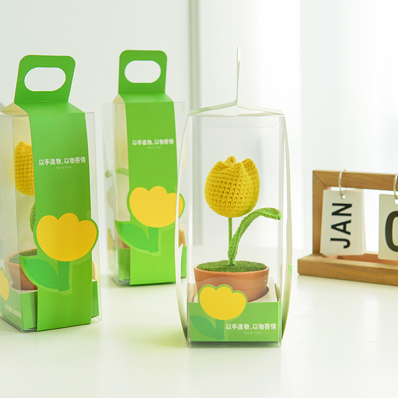 Tulipe verte à tête unique
