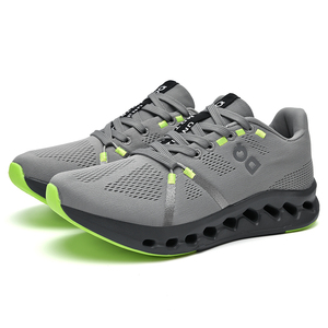 Erkekler için 2025 özel Logo koşu spor ayakkabı Mesh nefes Sneakers tasarımcı spor yürüyüş tarzı - Product Image 1