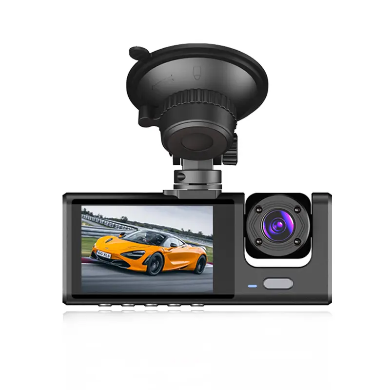 3 Channel Dash Cam wifi Video Recorder Three Lens Car Camera with Rear View DVR 24H Parking Monitor Black Box