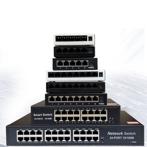 5ポート100Mbps管理されていないネットワークスイッチイーサネットエンタープライズインターネットルータースイッチDock Basic 5ポートネットワークスイッチ付き - Product Image 2