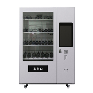 新型2024年组合自动售货机小型自动售货机销售食品和饮料数字组合黑色自动售货机 - Product Image 1
