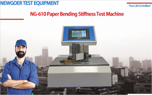 Máquina de prueba de resistencia de flexión de papel y cartón, probador de rigidez de flexión estática para papel, ISO 5628, ISO2493 - Product Image 6