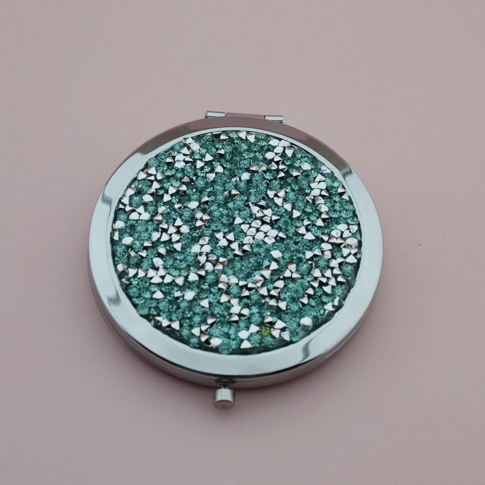 Base plateada - Diamante verde con base plateada