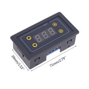 DC 5V 12V 24V AC 110V 220V Modulo di Relè di Tempo di Ritardo Ciclo di Temporizzazione di Controllo del Timer - Product Image 6