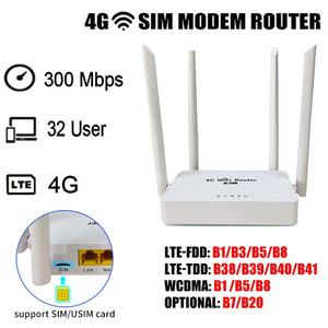 OpenWrt 300Mbps เราเตอร์ไร้สาย4G LTE ซิมการ์ดฮอตสปอตโมเด็มไฟร์วอลล์ VPN ความถี่ USB 2.4 Gbps สำหรับใช้ในบ้าน300Mbps LAN สูงสุด - Product Image 5