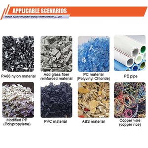 Granülatör hammadde PP PVC atık plastik kırıcı yardımcı enjeksiyon makinesi için plastik geri dönüşüm çökmesini makinesi - Product Image 5