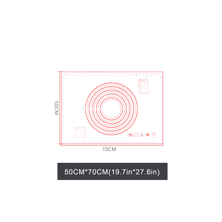 50*70ซม. สีแดง