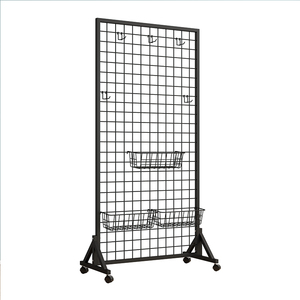 Ganchos colgantes de malla de alambre para teléfono móvil, estante multiusos, accesorio de exhibición de productos básicos para tienda minorista personalizado - Product Image 1