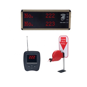 Il ristorante fast food prende un numero di cercapersone per gli ospiti per accodare il distributore di biglietti del sistema di chiamata wireless - Product Image 1