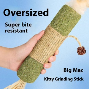 Bola de Hierba Gatera Supergrande, Juguete para Masticar para Gatos, Entretenimiento Personal, Resistente al Aburrimiento, Masticable, Matatabi, Varita de Juguete para Gatos que Consume Energía - Product Image 2